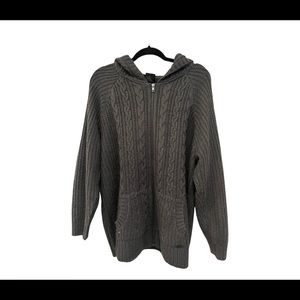 Torrid Grey Zipper Hoodie Size 3